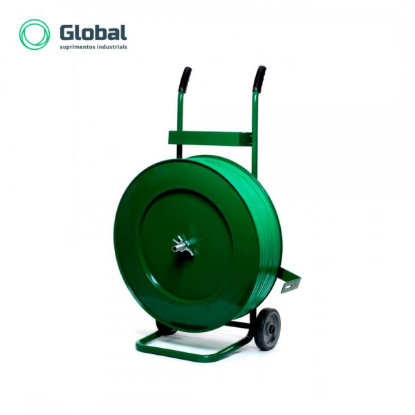 Aparelho Desbobinador para Fita PP/PET até 60kg (400mm) - Verde