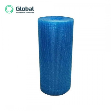 Plástico Bolha Reciclado Azul 1200mm (50 micras)
